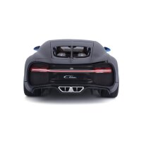 Bugatti Chiron 1/18 Blau Modellauto mit Öffnenden Türen und Steuer