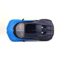 Bugatti Chiron 1/18 Blau Modellauto mit Öffnenden Türen und Steuer