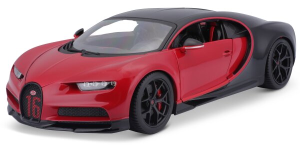 Bugatti Chiron Sport 1/18 rot - Hochwertiges Modellauto mit Detailverliebtheit