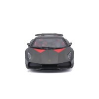 Lamborghini Sesto Elemento 1/24 Gray Model Car with Working Steering