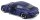 Porsche Taycan Turbo S 1/24 blau hochwertiges Modellauto mit funktionierendem Steuer