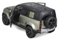 Land Rover Defender 2022 1/24 grün Modellauto mit funktionierendem Steuer