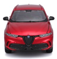 Alfa Romeo Tonale 1/24 Red High-Quality Model Car with Working Steering