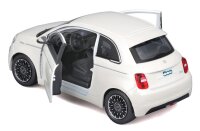 Fiat 500e 1/24 Modellauto Weiss mit Öffnenden Türen und Steuerfunktion