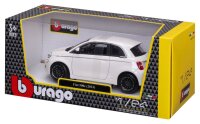 Fiat 500e 1/24 Modellauto Weiss mit Öffnenden Türen und Steuerfunktion