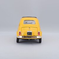 Fiat 500 F 1965 1/24 Gelb Modellauto mit Öffnenden Türen und Steuer