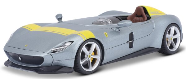 Ferrari R&P Monza SP1 1/24 Silber Modellauto detailgetreu aus Zinkguss