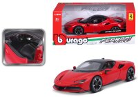 Ferrari R&P SF90 Stradale 1/24 rot detailgetreues Modellauto aus Zinkguss