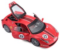 Ferrari Racing 458 Challenge 1/24 Red Detailed Diecast Model Car