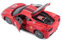 Ferrari Racing 458 Challenge 1/24 Red Detailed Diecast Model Car