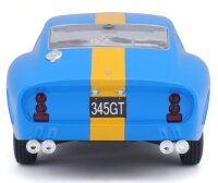 Ferrari Racing 250 GTO 1/24 Blue Detailed Diecast Model Car