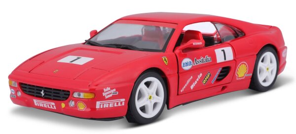 Ferrari F355 Challenge 1/24 Modellauto rot detailgetreu mit beweglichen Teilen