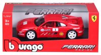 Ferrari F355 Challenge 1/24 Modellauto rot detailgetreu mit beweglichen Teilen