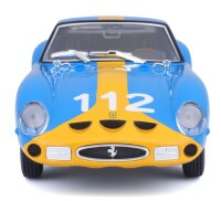 Ferrari 250 GTO Bausatz 1/24 Blau von Bburago - Detailgetreues Modellauto