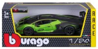 Lamborghini Essenza SCV12 1:24 Modellauto grün mit funktionierendem Steuer