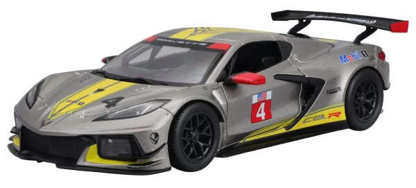 Chevrolet Corvette C8R 1:24 Modellauto mit öffnenden Türen und Steuer