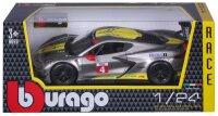 Chevrolet Corvette C8R 1:24 Modellauto mit öffnenden Türen und Steuer