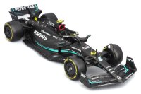 Mercedes-AMG F1 W14 E Perf. 2023 1/24 Modell mit Figur Lewis Hamilton