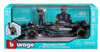 Mercedes-AMG F1 W14 E Perf. 2023 1/24 Modell mit Figur Lewis Hamilton
