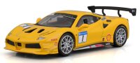 Ferrari Racing 488 Challenge 1/43 Gelb Bburago...
