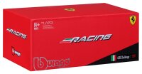 Ferrari Racing 488 Challenge 1/43 Gelb Bburago Detailgetreu in Plexiglas