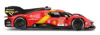 Ferrari Racing 499P LMH 2023 1/43 rot von Bburago - Detailgetreue Nachbildung