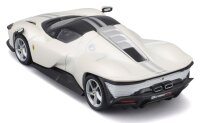 Ferrari Daytona SP3 1/43 Weiss von Bburago - Detailgetreues Modell in Plexiglas