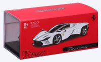 Ferrari Daytona SP3 1/43 Weiss von Bburago - Detailgetreues Modell in Plexiglas