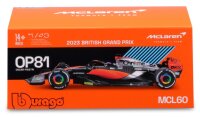 McLaren F1 MCL60 1/43 Piastri 2023 Modell von Bburago in edler Verpackung
