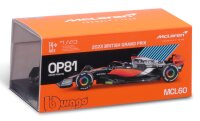 McLaren F1 MCL60 1/43 Piastri 2023 Modell von Bburago in edler Verpackung