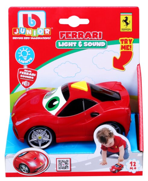 Ferrari 488 GTB Light & Sound Spielzeugauto für Kinder ab 12 Monaten
