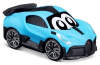 Bugatti Divo Freilaufautos im Blister blau, rot & weiss 9cm - BB Junior