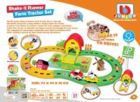 Shake-It Runner Traktor Set für Kinder ab 2 Jahren - BB Junior Farmspielzeug