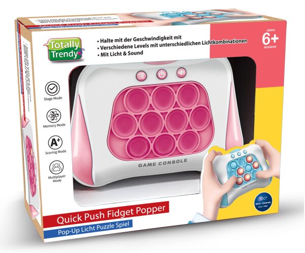 Trendy Pink Push Fidget Popper für stressfreies Spielen und Entspannung