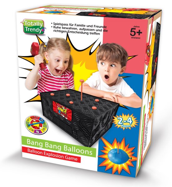 Trendy Bang Bang Balloons - Das spannende Spiel für Familie und Freunde!