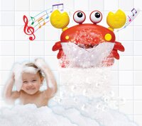 Splash Bath Foam Crab with Music for Unforgettable Bath Fun