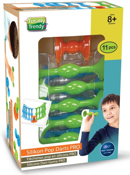Trendy Silikon Pop Darts PRO - Wurfspiel für Spaß drinnen und draußen