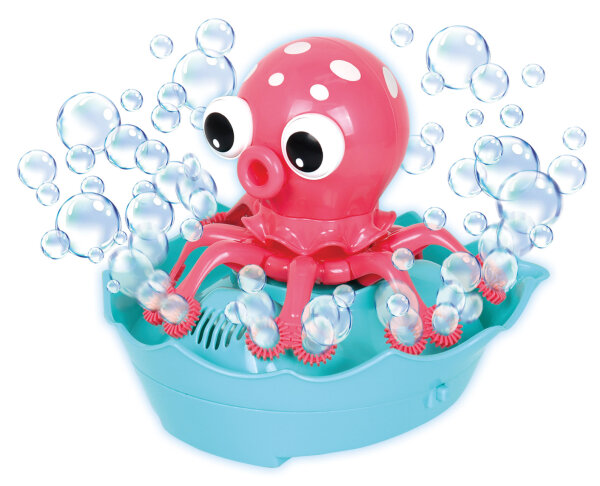Coole Oktopus Seifenblasenmaschine mit Seifenblasenflüssigkeit