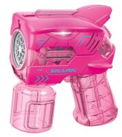 Mini Dino and Shark Bubble Guns with Light Effects in 4...