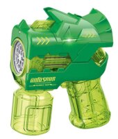 Mini Dino and Shark Bubble Guns with Light Effects in 4 Colors