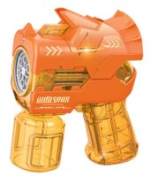 Mini Dino and Shark Bubble Guns with Light Effects in 4 Colors