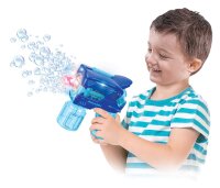 Mini Dino and Shark Bubble Guns with Light Effects in 4 Colors