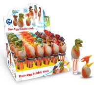 Coole Dino Egg Bubble Sticks mit verschiedenen...