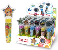 Magic Bubble Laser Maze Zauberstab mit Motiven und...