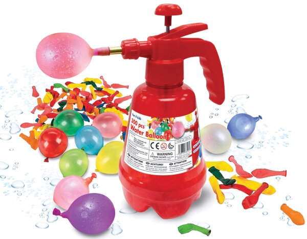 Wasserbombenfüller Set mit 300 Wasserbomben für den ultimativen Spaß