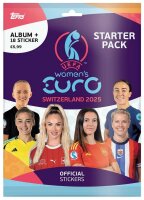 Topps UEFA Womens Euro 2025 Sticker Starterpack mit...
