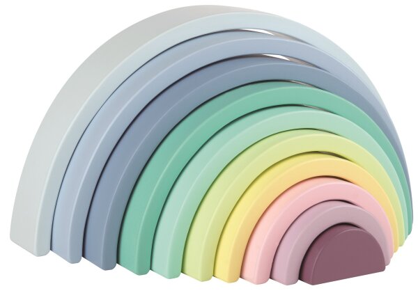 Stapel-Regenbogen 10-teilig für kreativen Spielspaß und fantasievolles Bauen