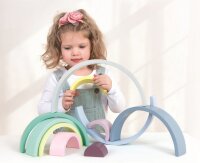 Stapel-Regenbogen 10-teilig für kreativen Spielspaß und fantasievolles Bauen