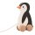 Herziger Nachzieh-Pinguin aus hochwertigem Holz von Spielba für Kinder