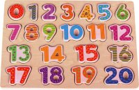 Zahlen-Puzzle 0-20 für Kinder - Motorik und...